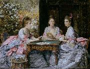 Sir John Everett Millais Hearts are Trumps France oil painting artist